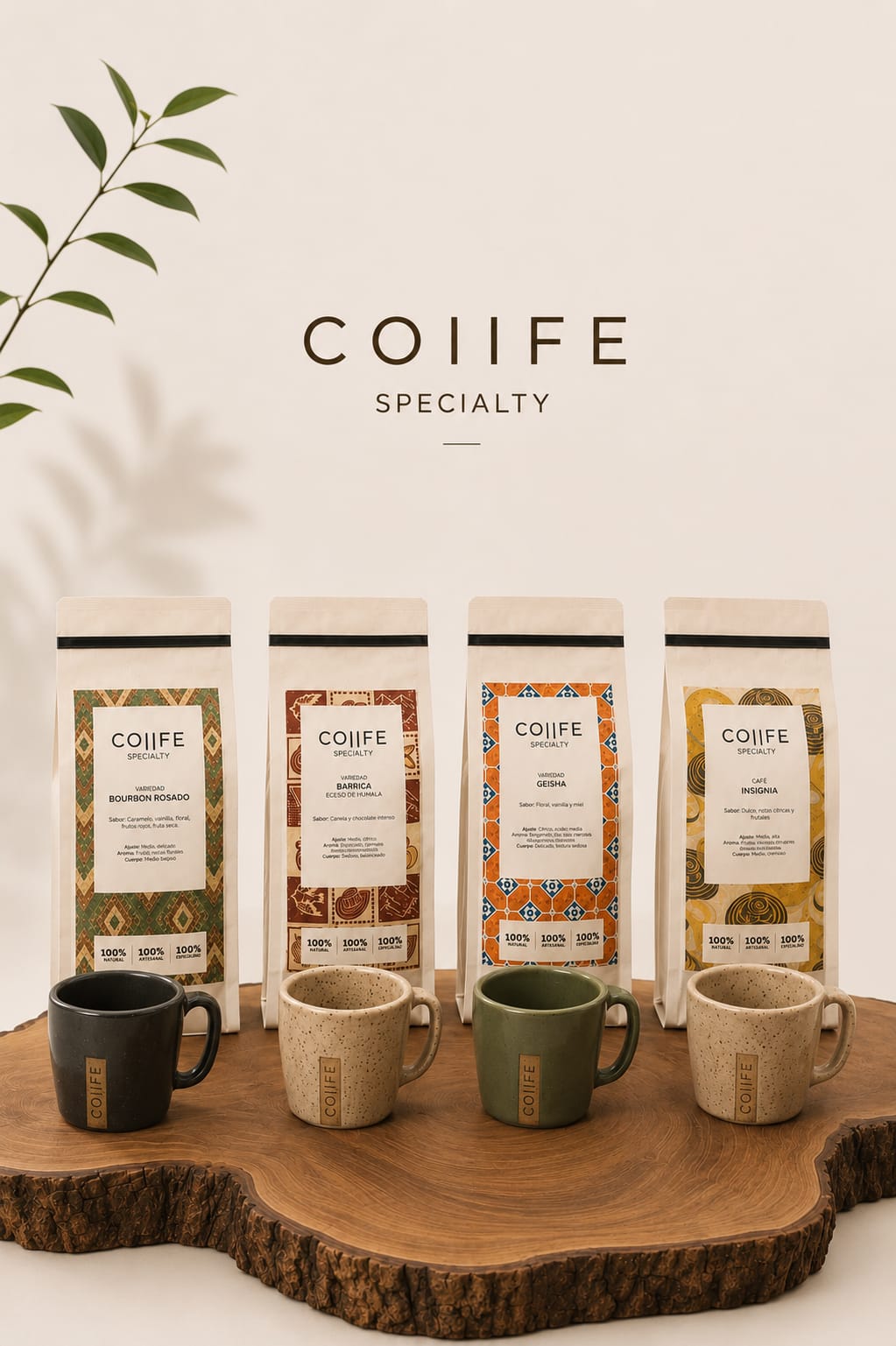 Colección CO||FE — 4 variedades de café